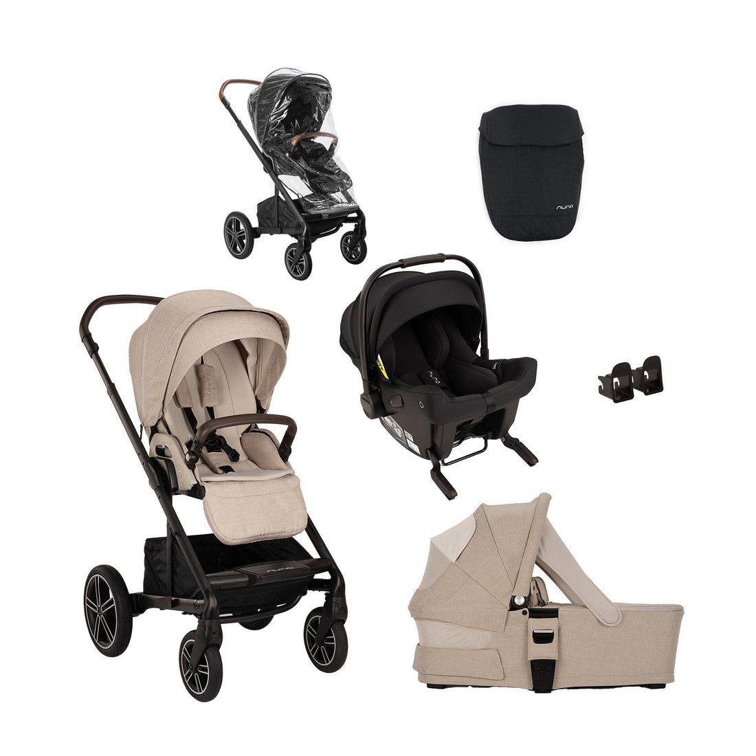 Nuna MIXX next Bundle with PIPA Urban Car Seat