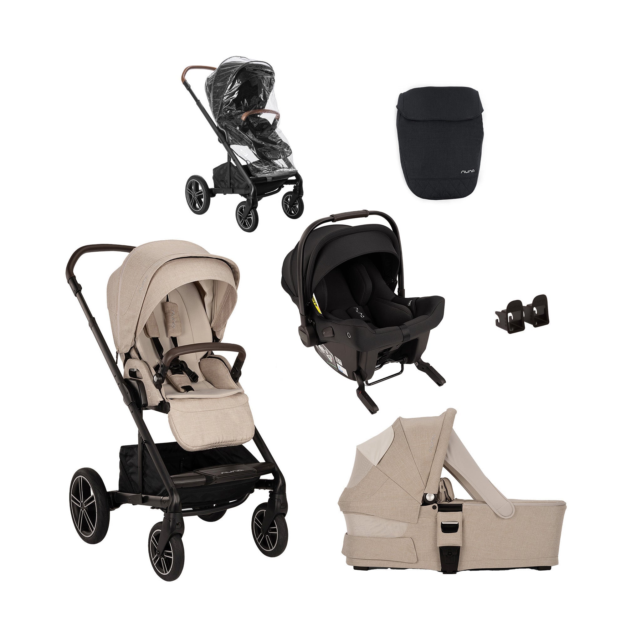 Nuna MIXX next Bundle with PIPA Urban Car Seat