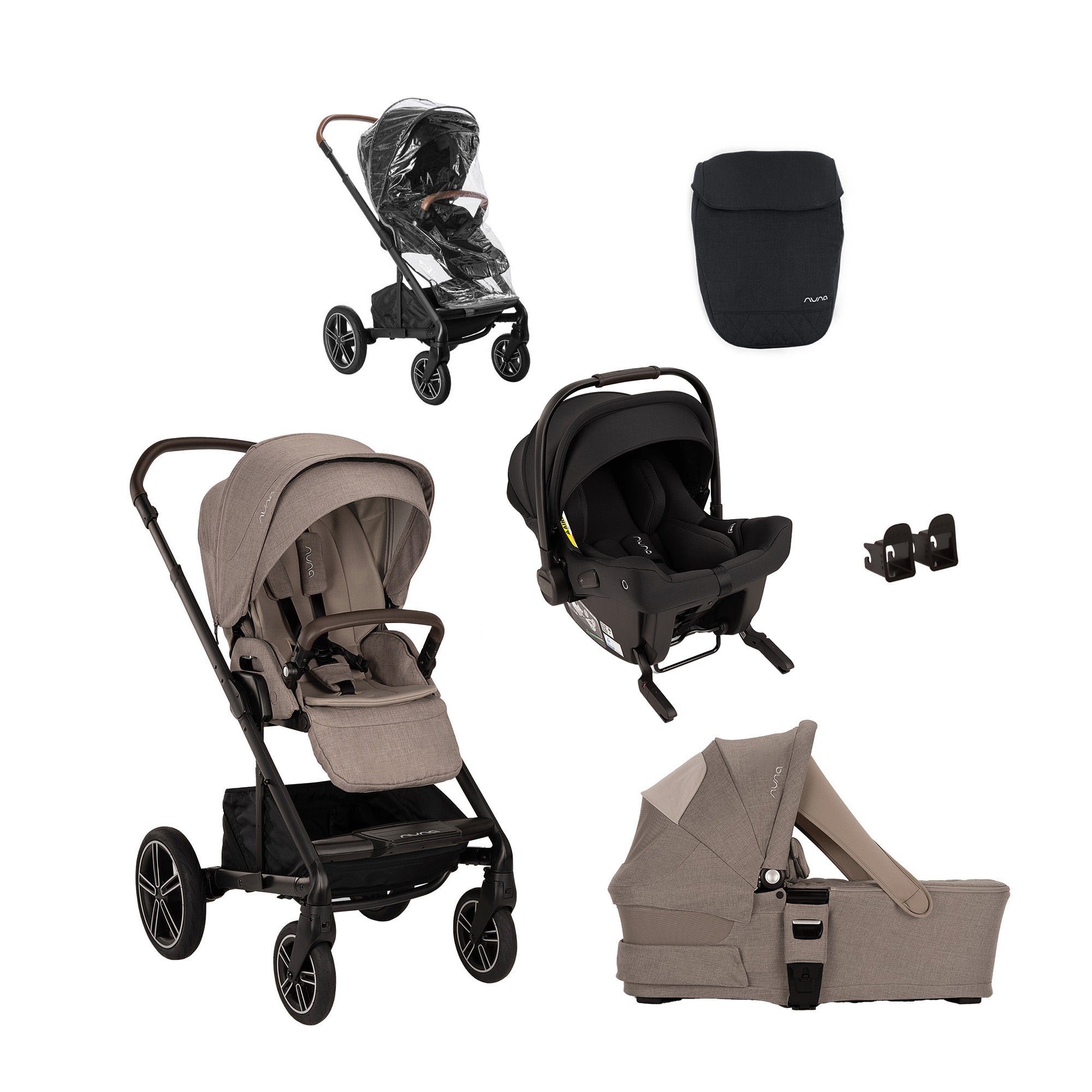 Nuna MIXX next Bundle with PIPA Urban Car Seat