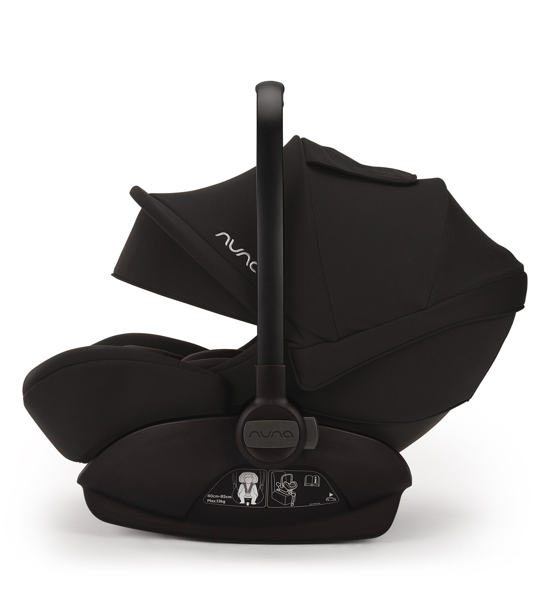 Nuna ARRA next i-Size Car Seat Chocolate Handle 2024 - Caviar