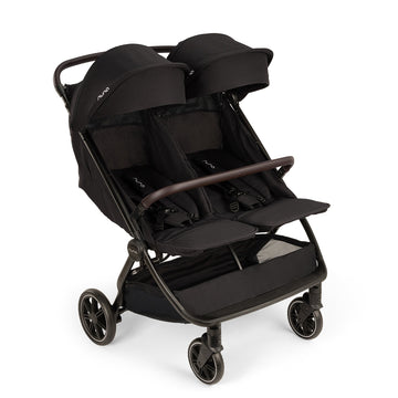 Nuna TRVL Dubl Sibe-By-Side Double Stroller - Caviar