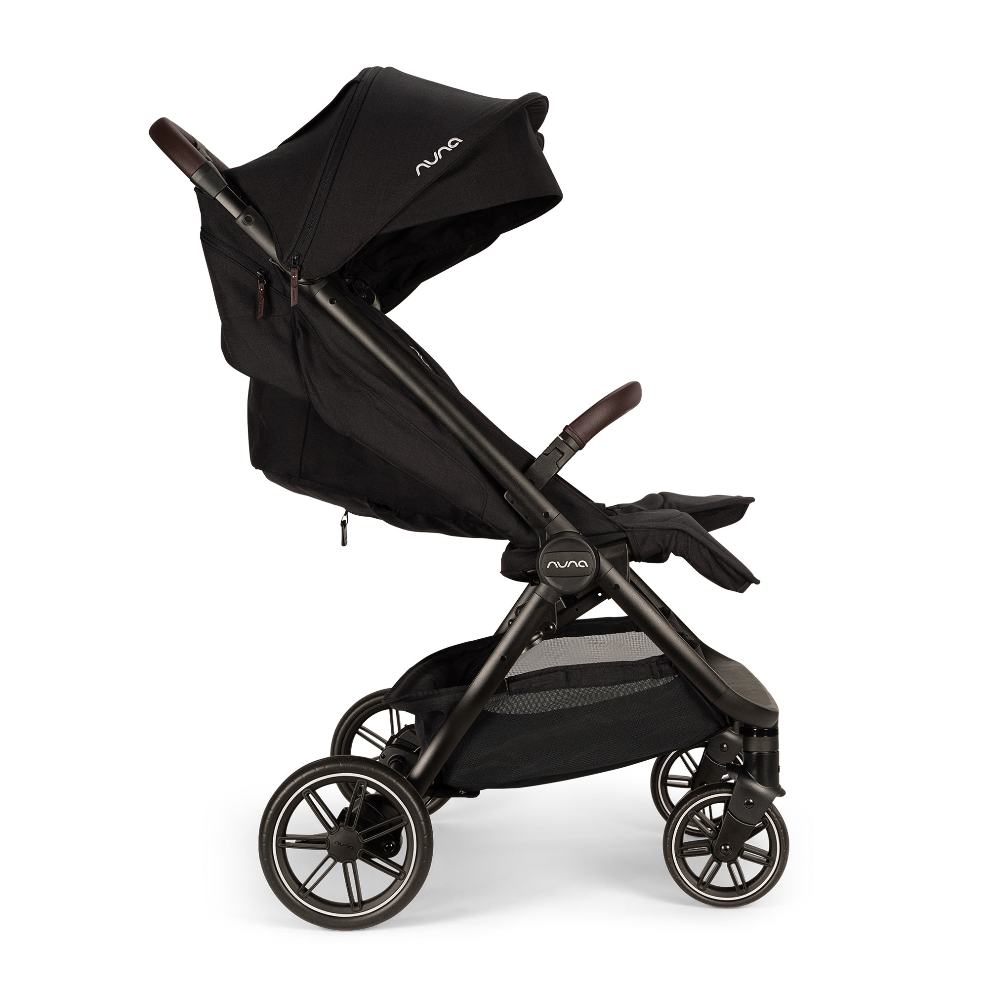 Nuna TRVL Dubl Sibe-By-Side Double Stroller - Caviar
