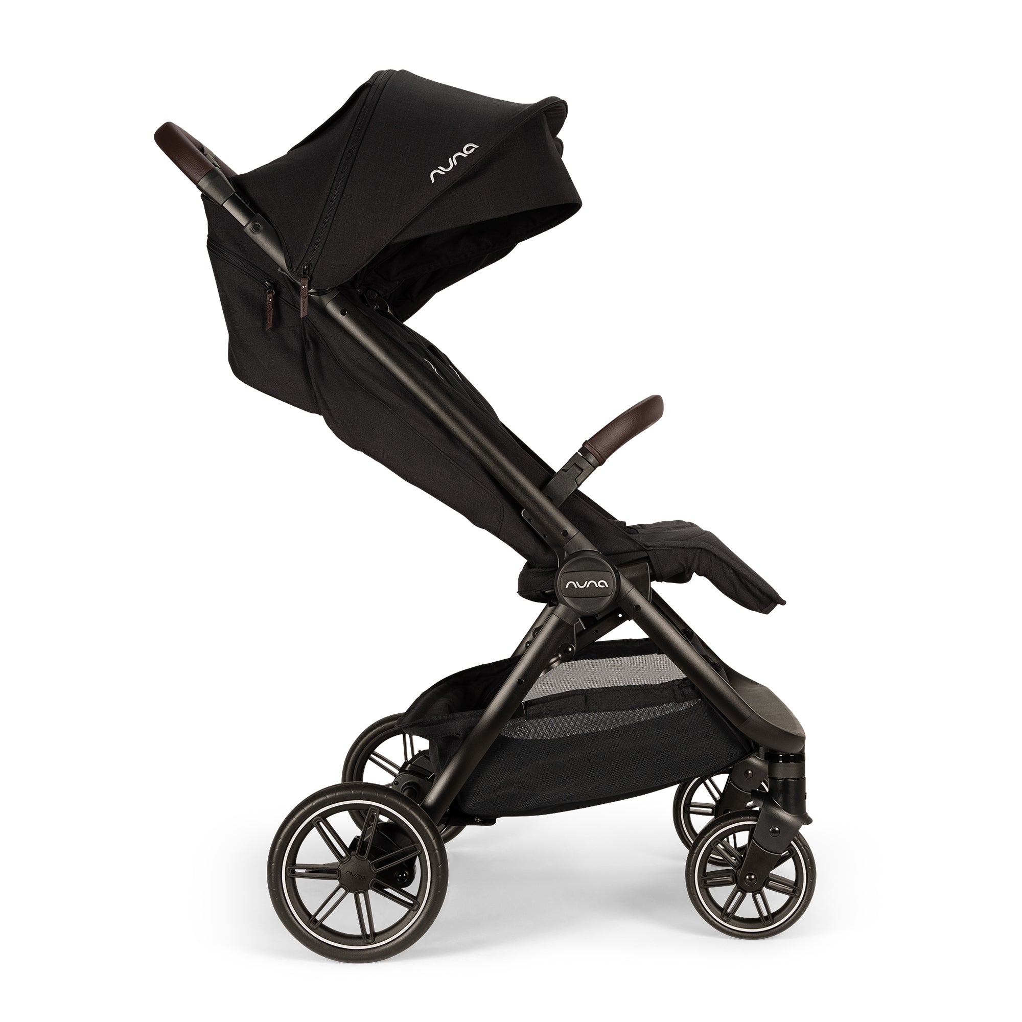 Nuna TRVL Dubl Sibe-By-Side Double Stroller - Caviar