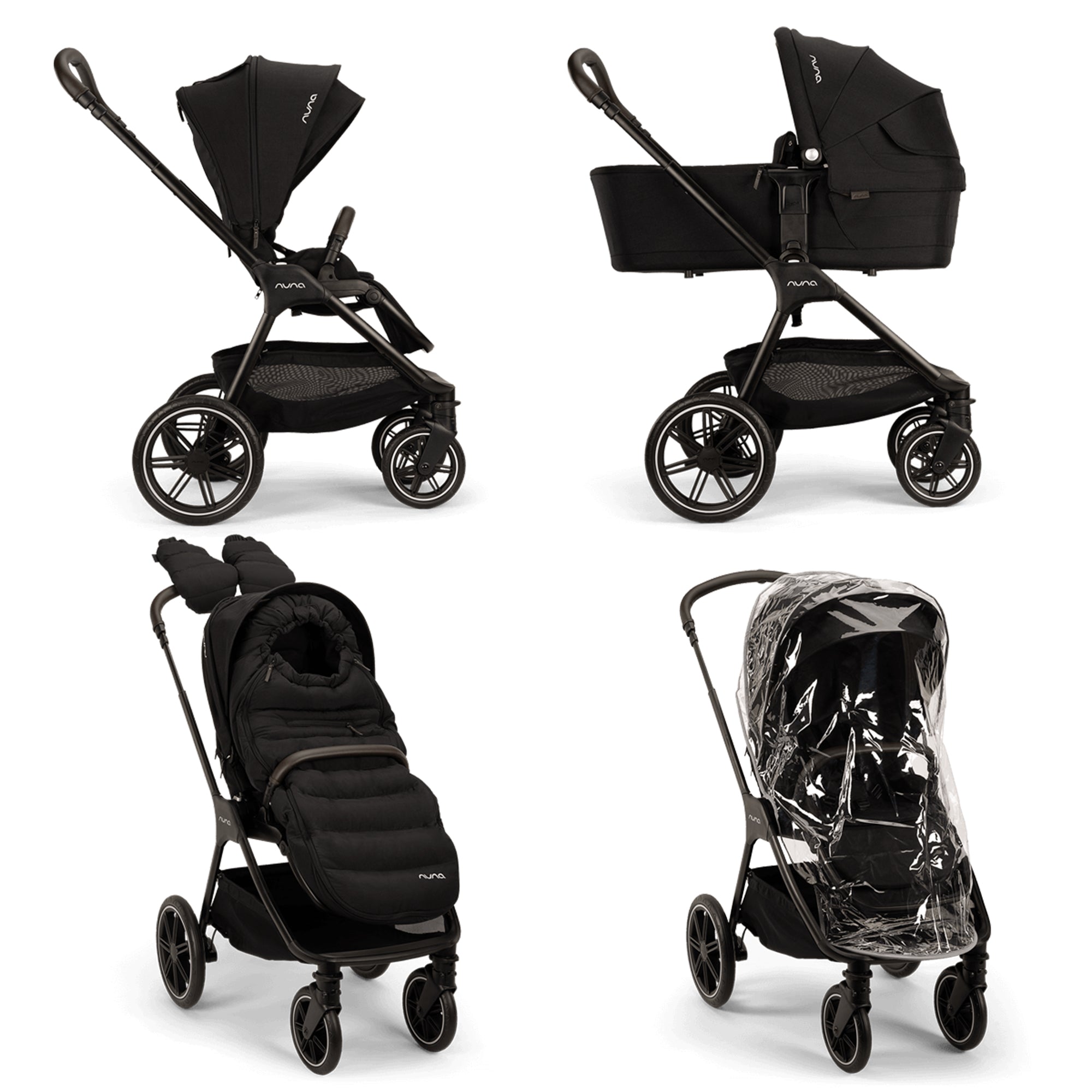 Nuna TRIV lx Stroller with Carrycot & Winter Set