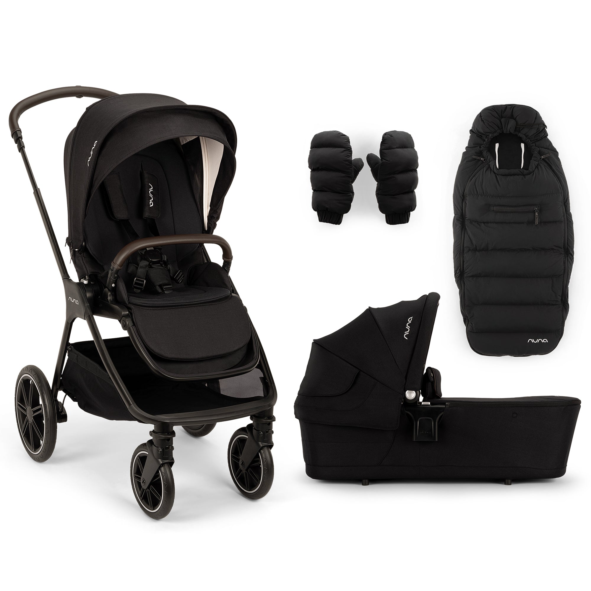 Nuna TRIV lx Stroller with Carrycot & Winter Set