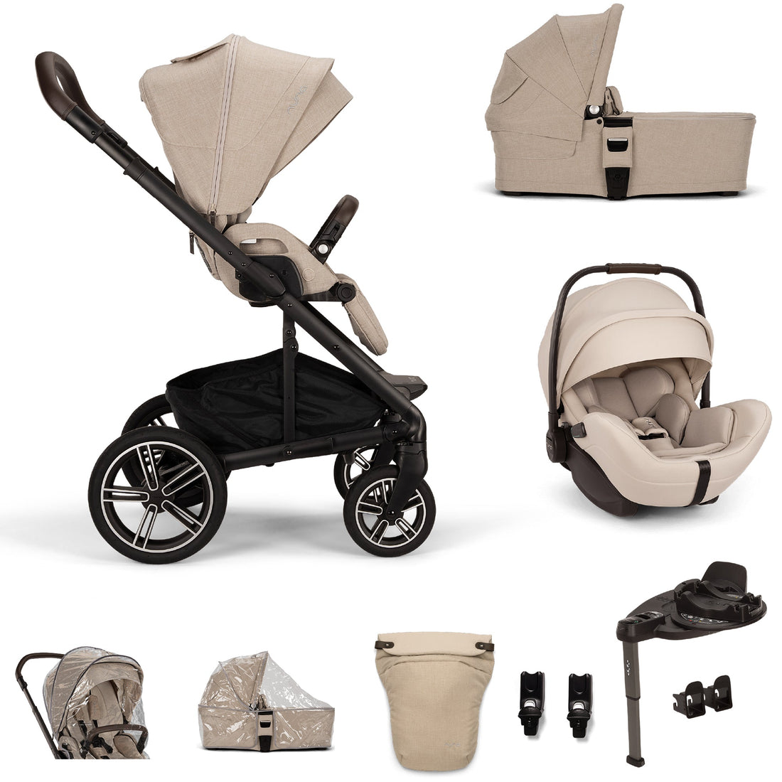 Nuna MIXX next Bundle with ARRA flex & CURV Base