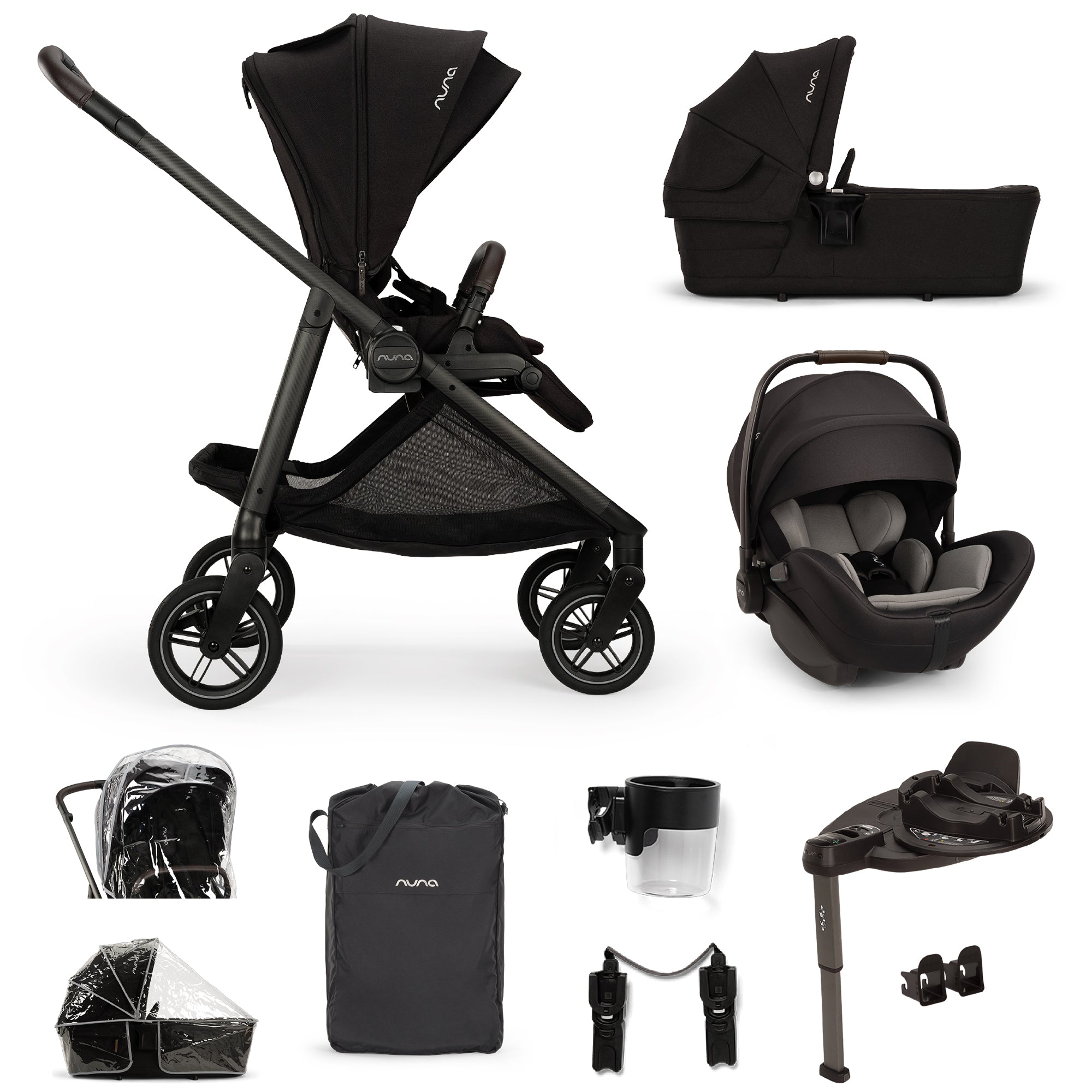 Nuna SWIV Bundle with ARRA flex Car Seat & CURV Base